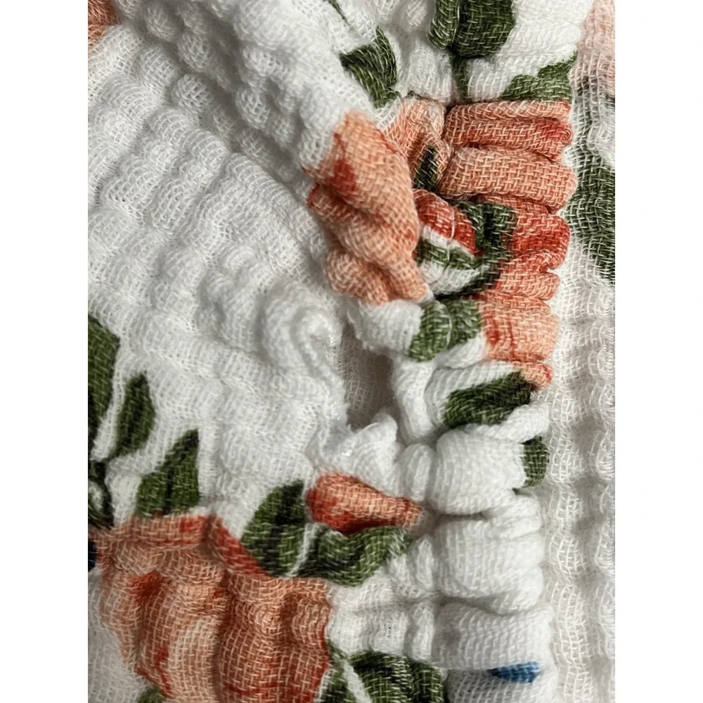 Little Unicorn Cotton Muslin Baby Changing Pad Cover &‎ Swaddle Watercolor Roses